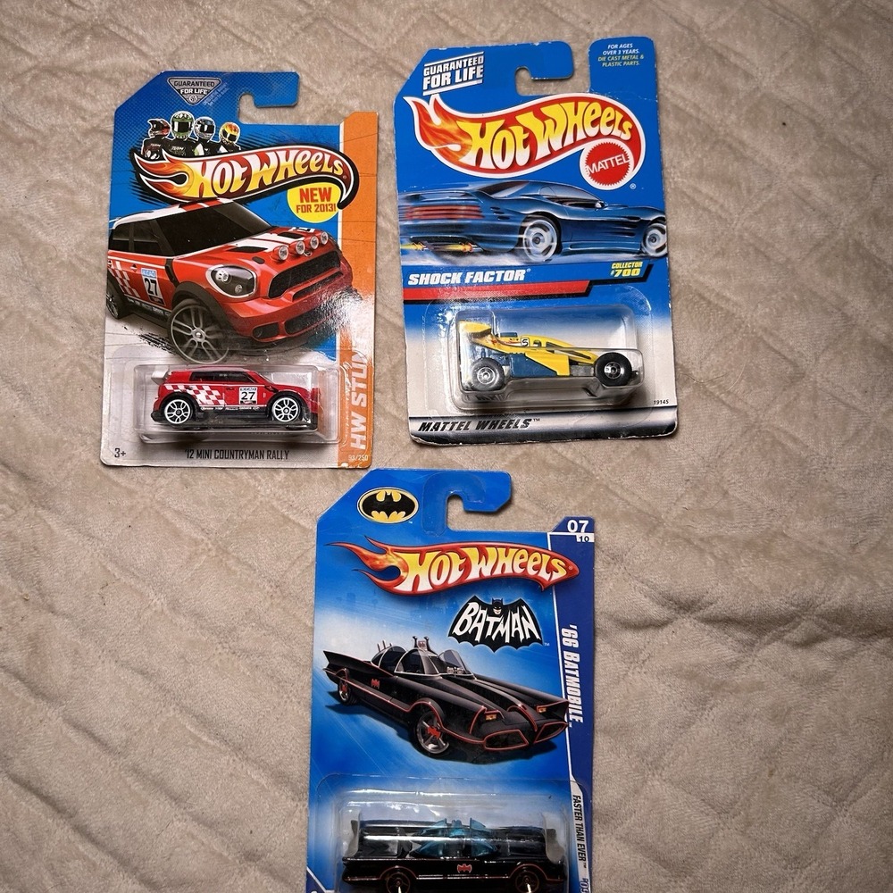 Hot Wheels Set Of 3 Cars Diecast 1:64 NIB #93 #700 #7
